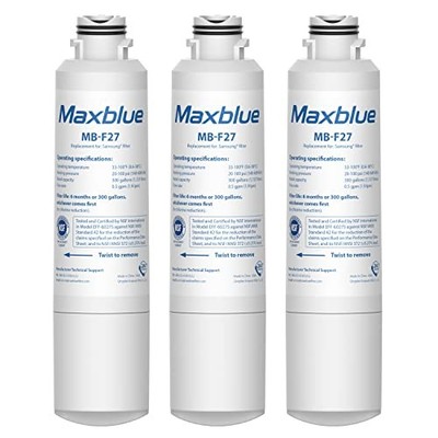 3X Maxblue DA29-00020B Kühlschrank Wasserfilter, kompatibel mit Samsung 