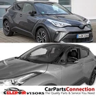 Wind Deflectors for Toyota C-HR MK1 2016-2024 5 Door In-Channel 8Clips 4Pcs