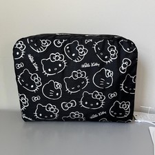 Lesportsac Hello Kitty Extra Large Rectangular Cosmetic Bag NWT