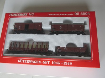 Fleischmann H0 95 5804 limit Güterwagen-Set 4 tlg. unbespielt, neuwertig.