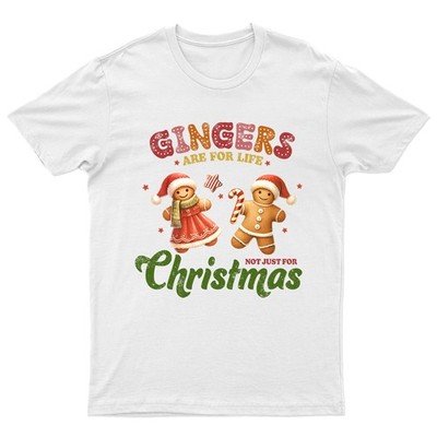Gingers Are For Life Weihnachten Lebkuchen Herren T-Shirt Damen Grafik Tee