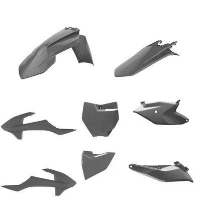 Kit De Carénage En Plastique Pour Ktm Sx 85 16-23 Gris - Photo 1/4