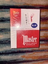 Master Pool Cue Chalk - Gross 144 Pieces - Blue - SHIPS SAME/NEXT DAY 
