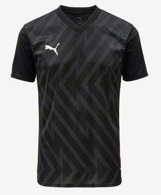 Puma Herren Team Glory T-Shirts Athletic Schwarz Training Tee Trikot Shirt 70...