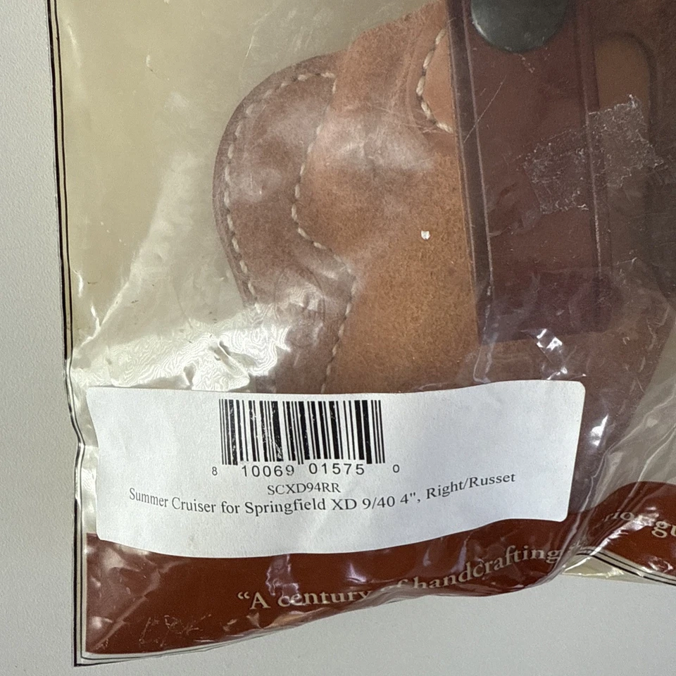 El Paso Saddlery Co IWB Holster, Summer Cruiser for Springfield XD9/40 4" - Image 3 of 4