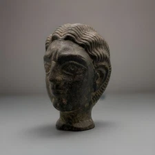 Roman Greek Civilization Garnet Stone Head Motif Good Condition