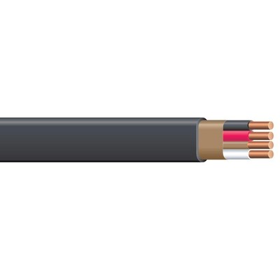 63950032 50 ft. 6/3 Black Stranded CU SIMpull NM-B Wire