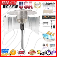 Enhanced Heating Reflector for Round Gas Patio Heaters - Efficient & Practical