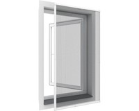 Insektenschutz Fliegengitter Alu-Teleskop FüR Fenster Weiss 100X120 Cm