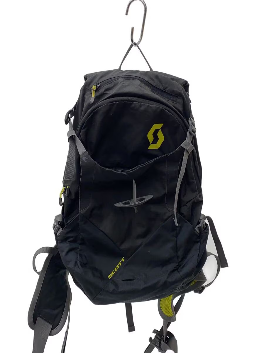 SCOTT Backpack Nylon Black Solid Color - image 1