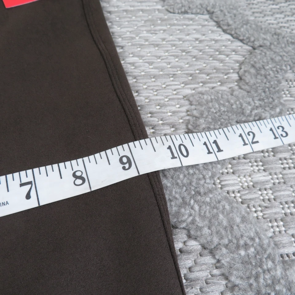 Leggings de gamuza sintética Spanx para mujer medianos marrón chocolate cintura alta nuevos con etiquetas *leer Foto 4 de 4