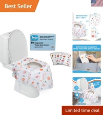 Travel-Friendly Disposable Toilet Seat Covers - Perfect for Public Restrooms