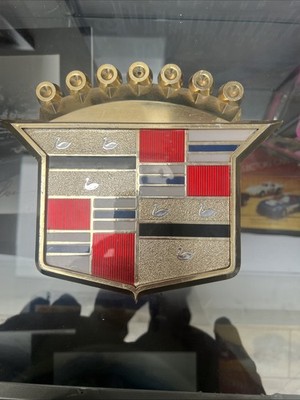  Cadillac Dealership Showroom Plastic crest Sign