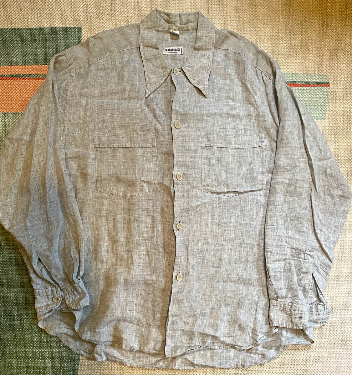 25+ Giorgio Armani Long Sleeve Shirts for Men for sale | Updated
