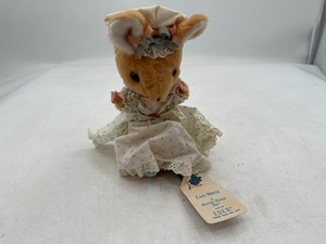 Vintage Eden Toys Beatrix Potter Plush Lady Mouse 1972 10" Stuffed Animal