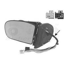 VAN WEZEL Außenspiegel links für Mercedes-Benz C-Klasse W203 S203 CL203 VAN WEZEL Außenspiegel links für Mercedes-Benz C-Klasse W203 S203 CL203