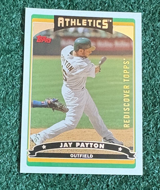 JAY PAYTON - 2017 TOPPS REDISCOVER TOPPS 2006 BUYBACKS GOLD INSERT CARD # 466