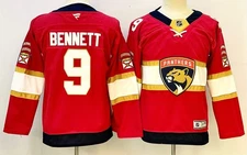 KID'S FLORIDA PANTHERS 2025-26 #9 Sam Bennett AUTHENTIC ICE HOCKEY JERSEY