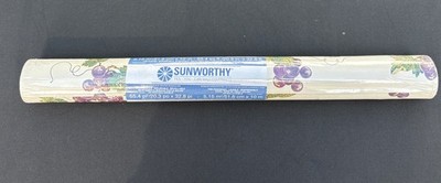 1995 Sunworthy Wallpaper.  Grapes & Vines. Greek~Tuscany Style. Double Roll. NOS