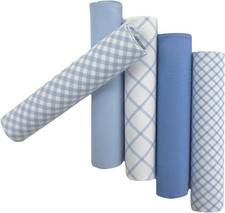 5 Pack Handkerchief Mens Cotton Luxury Hot Silver Gift Box Set, Vintage 40X40Cm