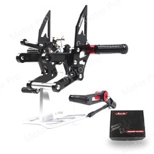 Rearsets Footrest Foot Pegs For Yamaha YZF R6 2017 2018 2019 2020 2021 2022 2023