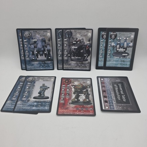 👉 Rackham AT-43 Operation Cards Lot Steel Trooper Mammoth Golgoth