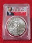 2017  American Silver Eagle ASE $1 PCGS MS 70 FDI DONALD TRUMP 1 OF 2000 #T2272