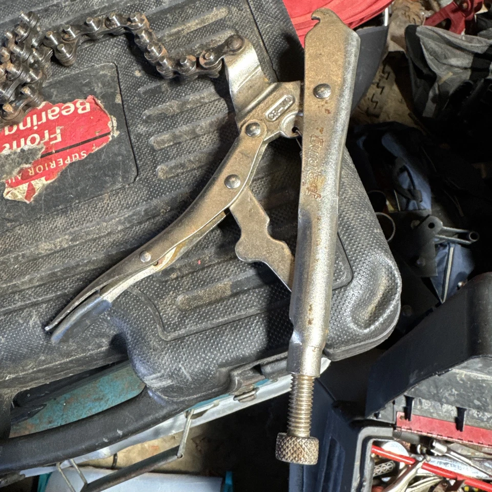 Duralast Model 77-519 19" Adjustable Locking Chain Link Pipe Vise Pliers in EUC - Image 3 of 3