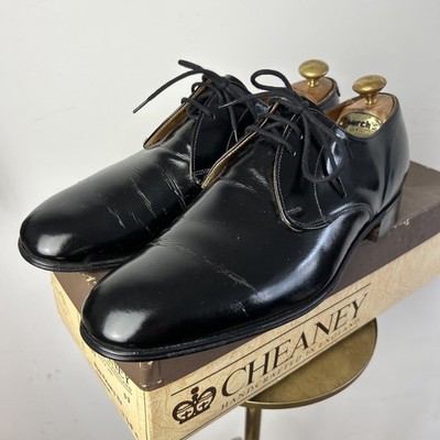 JOSEPH CHEANEY DERBY SCHUHE LACKLEDER HERREN SLOANE PASSFORM F GRÖßE UK 7,5