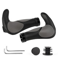 Fahrradgriffe Ergonomisch Rutschfest MTB Trekkingrad E-Bike Cityrad 22 Mm Grau