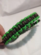 Brown Camo & neon green Bling Sling bow wrist strap FREE SHIP archery