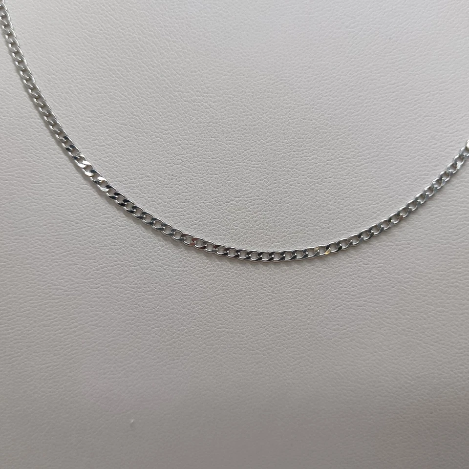 CATENA DA UOMO- UNISEX IN ARGENTO 925 A MAGLIA GRUMETTA DA 50 cm 4 GR. (0470) - Immagine 2 di 4