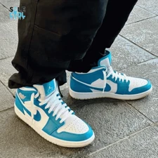 Nike Air Jordan 1 AJ1 Mid Aquatone GS Youth shoes  DQ8423-400 men's DQ8426-400