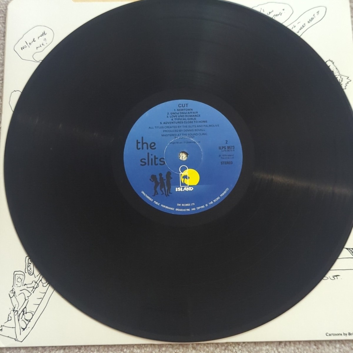 THE SLITS – CUT. Vinyl Record. 1979 UK ORIG LP. PUNK VIV
