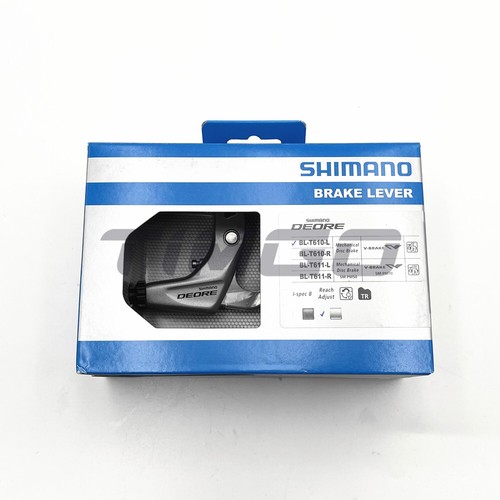 Palanca de freno de disco mecánico Shimano Deore BL-T610 MTB Trekking V-Brake 2 dedos - Imagen 11 de 14