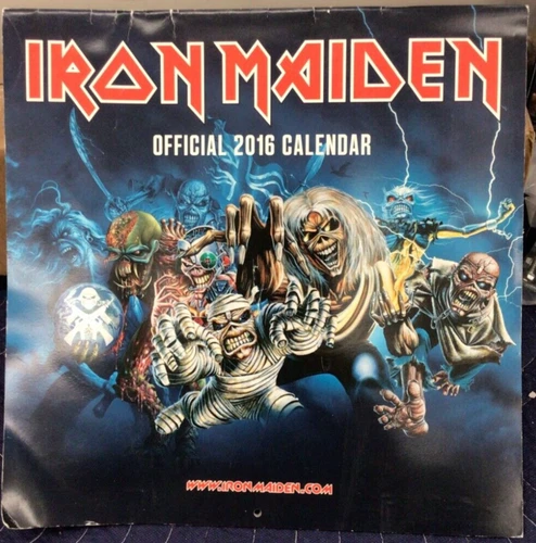 Iron Maiden Official 2016 Calendar