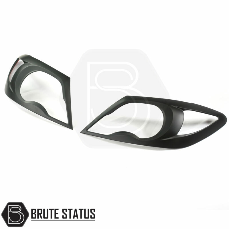 Protector de cubierta de luz de cabeza negro para Toyota Hilux 2005-2011