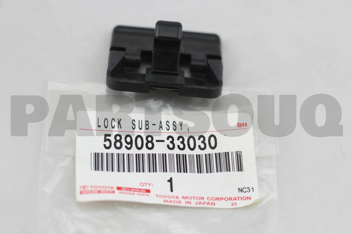 5890833030 Genuine Toyota LOCK SUB-ASSY, CONSOLE COMPARTMENT