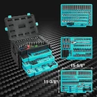 DURATECH 497PCS Mechanics Tool Set w/SAE and Metric Sockets w/3 Drawer Tool Box