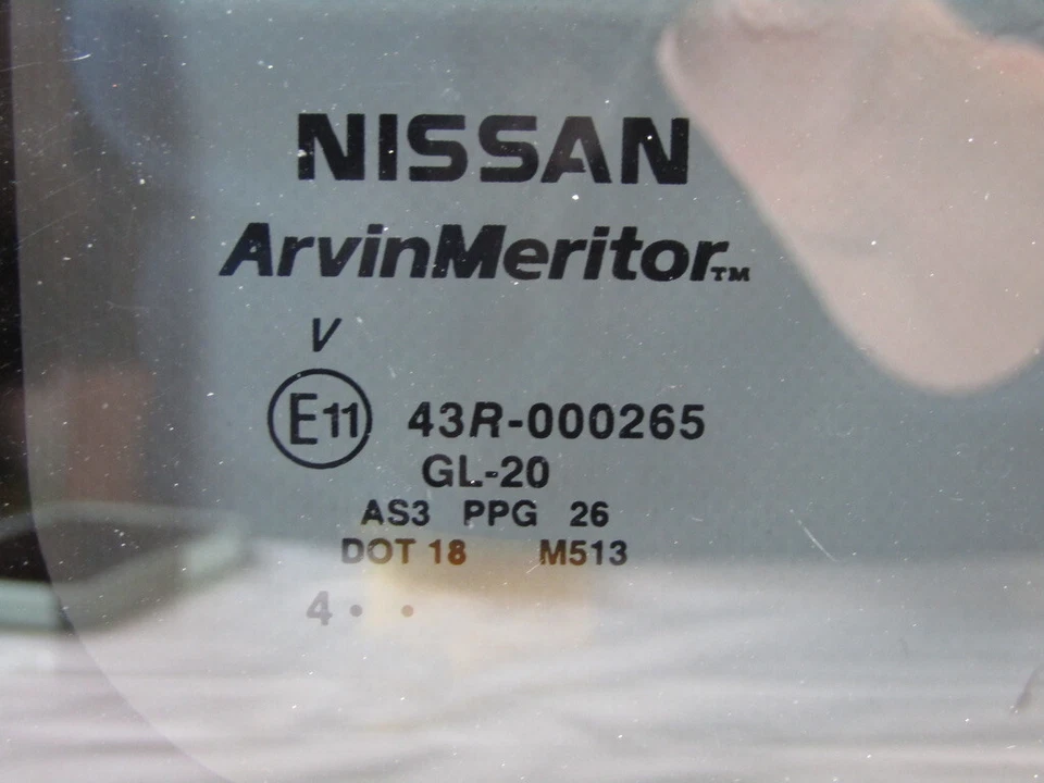 Nissan Altima 2002-2005 techo corredizo techo corredizo ventana vidrio OEM Foto 2 de 4