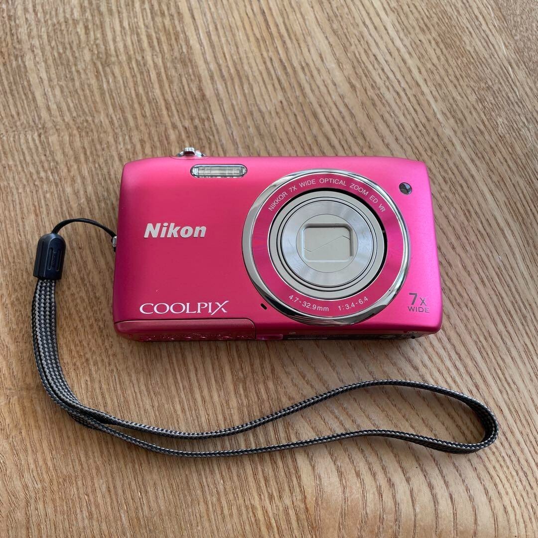 Nikon Coolpix S3500 pink 20.1MP Digital Camera | eBay
