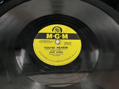 Joni James You re Nearer / You re My Everything 78 Record MGM (V-)