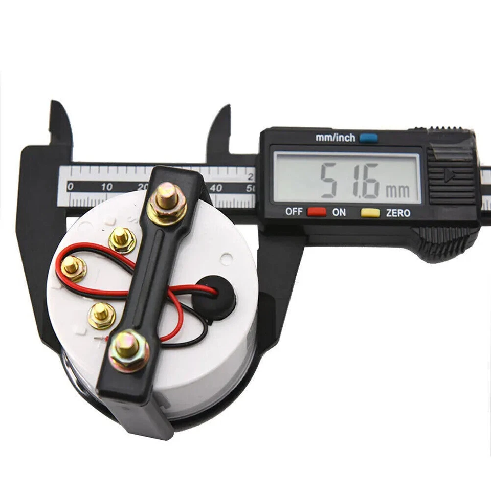 Kit de medidor de nivel de combustible universal 12V 2"52 mm con sensor de flotador de combustible puntero E-1/2-F Foto 3 de 4