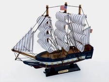 Wooden USS Constitution Scale Model Ship 10 