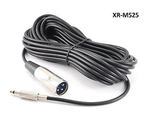 25ft 3.5mm Mono Plug to 3-Pin XLR Male Plug Audio Cable, CablesOnline XR-M525 - Bild 1 von 1
