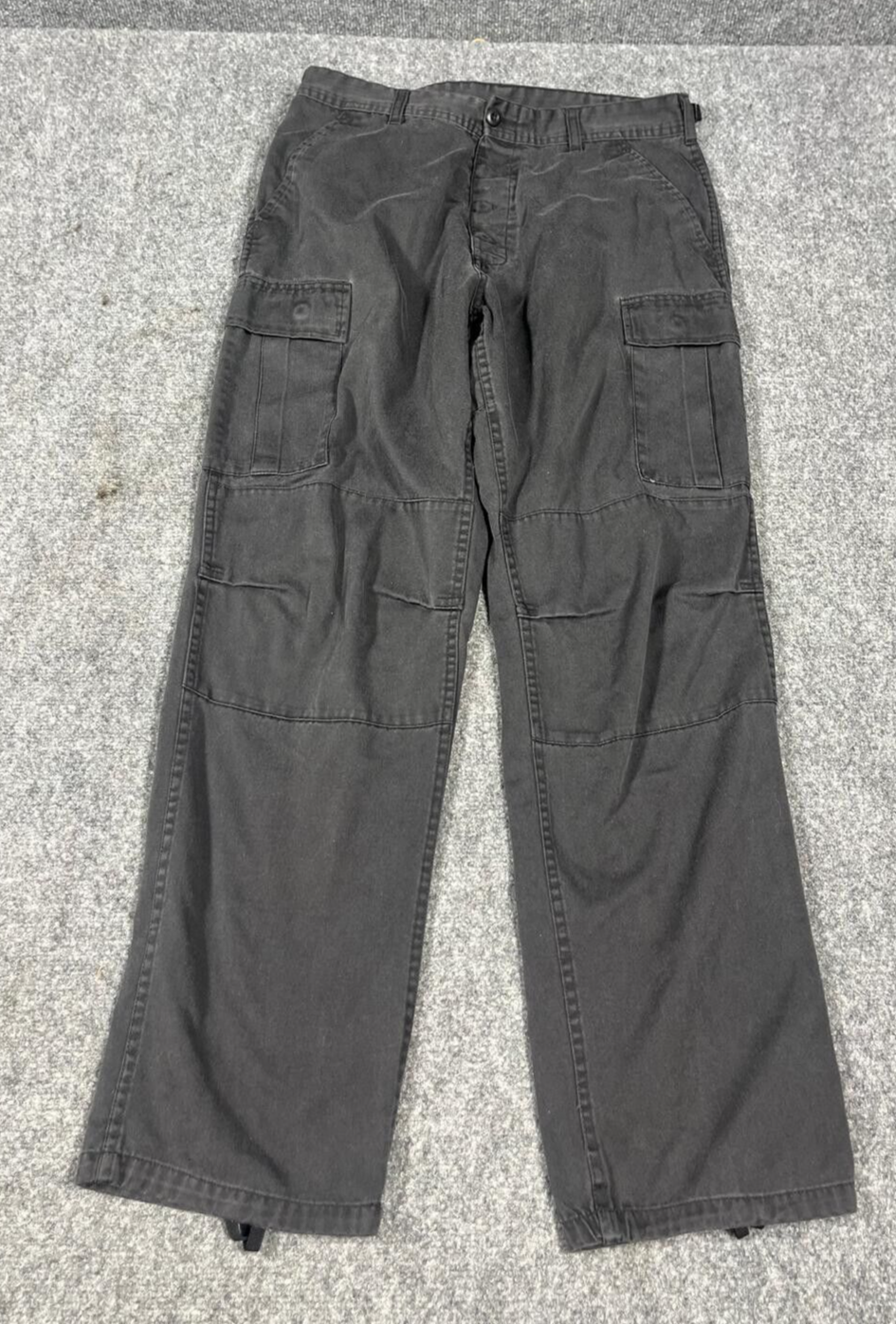 Rothco Men's Black 5.11 Tactical Combat Style Cargo Pants Size M
