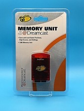NIB, New, Mad Catz 128K Translucent Red Memory Card VMU Unit for Sega Dreamcast