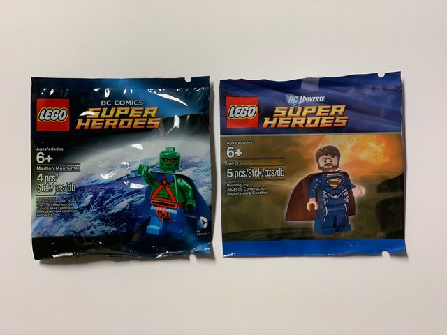 Lego Super Heroes Martian Manhunter (5002126) and Jor-El (5001623) Polybags | eBay