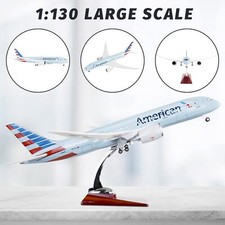 1:130 Airplane American Boeing 787 Plane Model Diecast with LED Light Collection