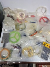 Lrg LOT 22+ Fishing Big Game Line Holder Leader Reels Rigs Spool Lures 7" Squid
